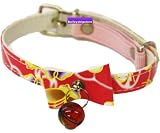 BOW TIE Pet Cat Kitten Safety Collar & Bell PINK