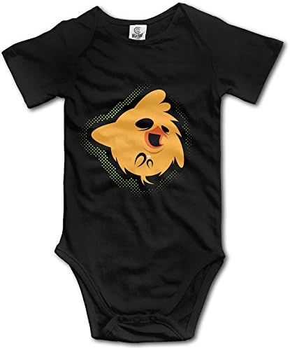 Evil Chicken Design Short Sleeve Baby Bodysuit Onesie Triangle Romper