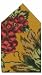 Durable Hand Woven 100% Cotton Silk Screen Gold Grapes Print Napkins 22x22 Inches Set of Six