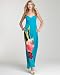 Keyhole Back Orchid Maxi Dress - GIANT ORCHID 2 (S)