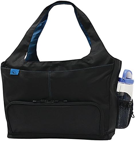 1 - HOTDOG YOGATOTE BLK, Yoga Totes (Onyx), Versatile design provides yoga-specific features when needed or hides them away, 9 separate storage spaces include huge main cargo area, stowaway mat sling, stowaway compartment for shoes, zippered phone/ID pockets, bottle caddy & more, Sleek styling & craftsmanship, Made of durable, water-resistant Micro-Ballistic Nylon , Soft, smooth, wipe-clean nylon pack cloth interior...