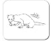 Decorated Mouse Pad with the image of: fauna, park, marten, zoo, animal