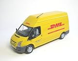 Review Minichamps 400085560 / Ford Transit (DHL) in Yellow (1:43 scale) Diecast Model