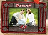 Tampa Bay Buccaneers Art-Glass Horizontal Picture Frame