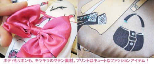 ソフトヒールスリッパ サテンリボン Julia（ジュリア） ブラック×ブロンズ/レディース