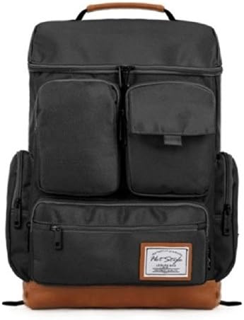 kmbuy - Quality vintage Funtional Unisex School Travel Camping Backpack Bags with Laptop Lining (46cm*30cm*13cm)