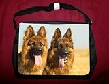 Eigenschaften Das Tierporträt  / Kollegtasche, Tasche Altdeutscher Schäferhund, Deutscher Schäferhund Langhaar