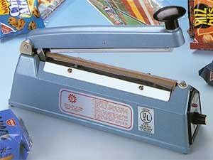 Poly Bag Sealer 16" x 2.6mm - Impulse with FREE Repair Kit-UL &amp; CE Approved