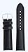 Men's Genuine Italian Leather Watchband Chronograph Style Black 22mm Watch Band