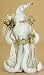 12" Lavish Winter's Beauty Gold Santa Figure Christmas Tree Topper