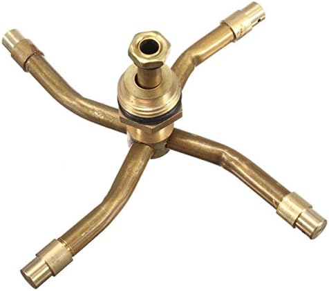 Sprinkler Watering Head Lawn Heavy Duty Brass Rotation Garden Automatic Irrigation Spray football field backyard Homesures16