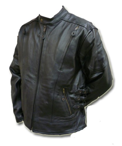 Men's Black Leather Jacket