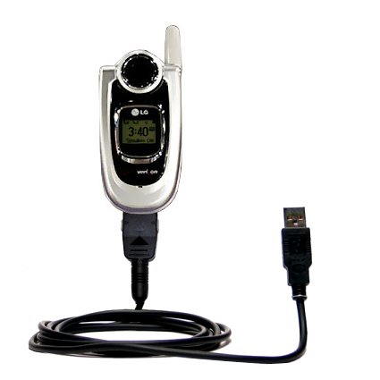 Classic Straight USB Cable for the LG VX4700 with Power Hot Sync and Charge capabilities - uses Gomadic TipExchange Technology