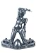 6 inch Figure Girl Cyborg on Flight Pad Display Collectible Gift