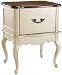 Provence Single File Cabinet, 30Hx24W, WHITE CHSNT TOP