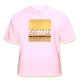 Ballerinas of the National Ballet wearing a romantic white dress - Adult Light-Pink-T-Shirt 5XL