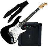 Double Cutaway Electric Humbucking Guitar w Laurel Amp Package