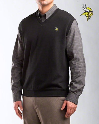 Minnesota Vikings Black Journey Sweater Vest