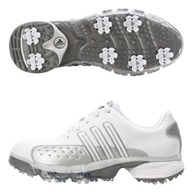 Buy adidas Ladies Powerband Golf Shoe (White Silver White) by var goTwisterProductImageStrings = new Object();goTwisterProductImageStrings['prodImageNotAvailTextNoColor'] = 