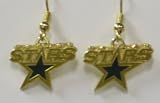 NHL Dangling Earrings - Dallas Stars Logo