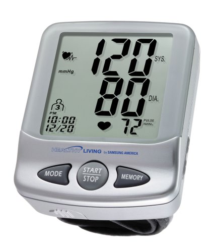 HealthPersonalCare: Samsung Healthy Living BWD 6007 Deluxe Wrist Blood Pressure Monitor with Irregular Heartbeat Detector