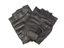 Boston Traveler Fingerless Top Grain Deerskin Biker Gloves