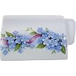 Indispensable - The Wonderful Toothpaste Dispenser, Porcelain Blue Flower Forget-Me-Not