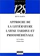 Approche de la litt�rature latine tardive et protom�di�vale : De Tertullien � Raban maur