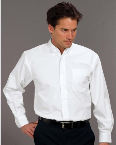 Deals For Port Authority Men's Big And Tall Long-Sleeve Easy Care Dress Shirt. TLS608