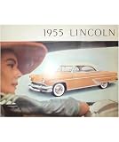 1955 LINCOLN Sales Brochure Literature Book Piece