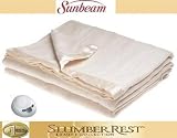 Sunbeam Slumberest Electric Blanket Luxury Collection (Full or Double Size) Seashell (Cream)