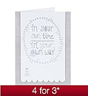 In Your Own Time Sympathy Greetings Card