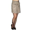 DOGTOOTH Bow Faltenrock - Schwarz/Weiss