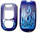 Blue Fire - Samsung SPH-A920 Protective Hard Case - Snap on Cell Phone Faceplate Cover