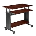 29" to 33"-high Adjustable Workstation - Cherry/Black