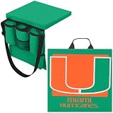 BSI Miami, FL Hurricanes Tailgater Seat Cushion/Tote Case