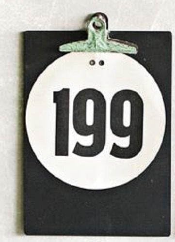 Distressed Green Paint Clip On Chalkboard Clipboard Photo Frame Black Board
