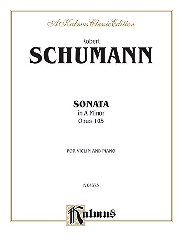 Sonata in A Minor for Violin and Piano, Opus 105