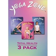 Yoga Zone Total Health 3-Pack (Flexibility and Stress Release   Power Yoga for Strength and... by 