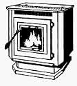 England's Stove 55-SHP10 Pellet Stove/Pedestal