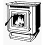 England's Stove 55-SHP10 Pellet Stove/Pedestal