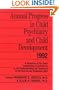 Annual Progress in Child Psychiatry and Child Development 1992
