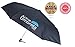 Compact Travel Umbrella-Auto Open/Close,Windproof,Anti UV,Rain and Sun(Black)