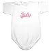 BABY BODYSUIT WHITE  LATVIAN SCRIPT  LATVIA 3 - 6 Months
