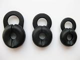 3 Black EARBUDS GEL MOTOROLA H12 H15 HK100 HK200 HK201 HK202 H270 H371 H375 H385 H390 H560 H620 H680 H681 H685 H690 H691 H695 H780 H790 BLUETOOTH HEADSET