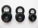 3 NEW Black EAR Buds GEL SET for Blueant Bluetooth Headset V1 Q1 Q2 T1