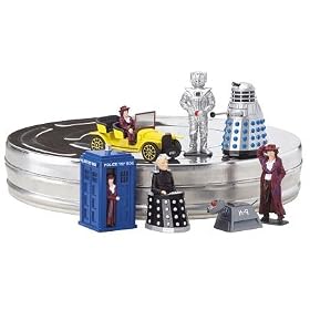 Doctor Who - Bessie, Dalek, Tardis, Davros, & Dr Cyberman, K-9 Figures
