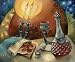 Kiddush by Deborah Kotovsky - Fine Art Print / Poster - 16.50 x 11.75