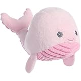 Spouts Baby Pink Whale Small 9" by Aurora