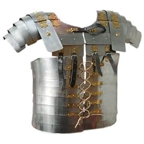 Click here to buy Roman Lorica Segmentata Body Armor Breast Plate Full Size.